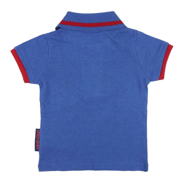 Maglia a Maniche Corte per Bambini Spider-Man Azzurro