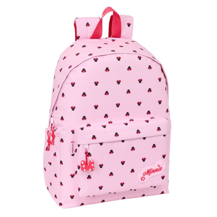 Zaino Scuola Minnie Mouse Naive Rosa 31 x 43 x 13 cm