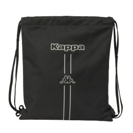 Zainetto con Cordini Kappa Dark Nero 35 x 40 x 1 cm