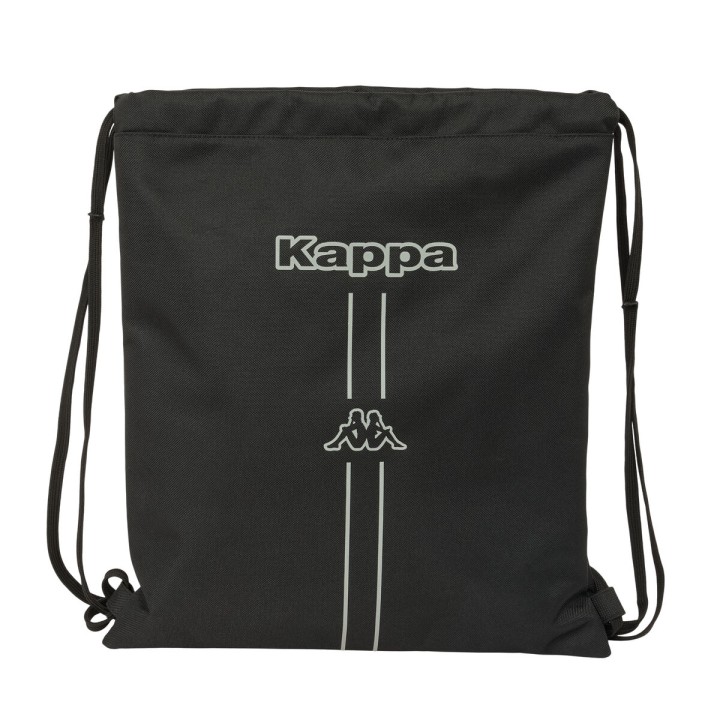 Zainetto con Cordini Kappa Dark Nero 35 x 40 x 1 cm