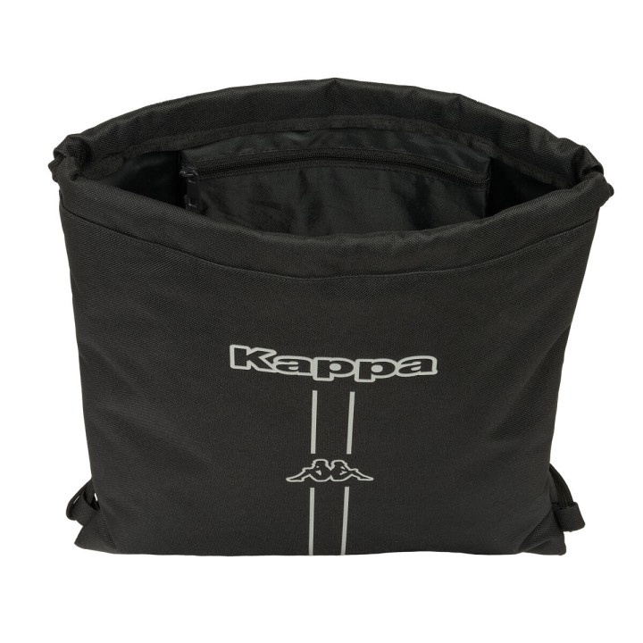 Zainetto con Cordini Kappa Dark Nero 35 x 40 x 1 cm