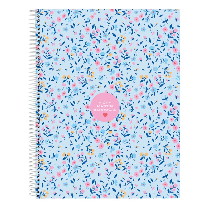 Agenda Vicky Martín Berrocal Paraíso Azzurro Rosa A4 120 Fogli