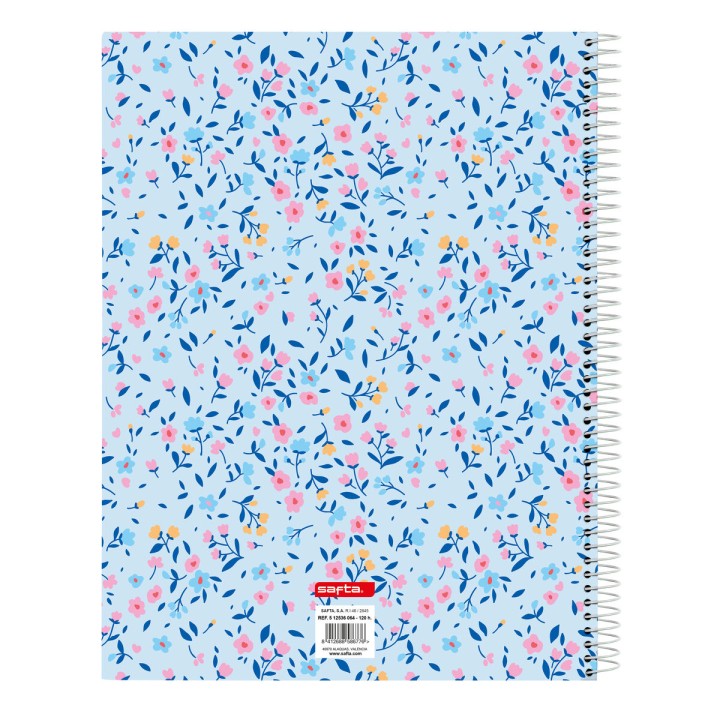 Agenda Vicky Martín Berrocal Paraíso Azzurro Rosa A4 120 Fogli