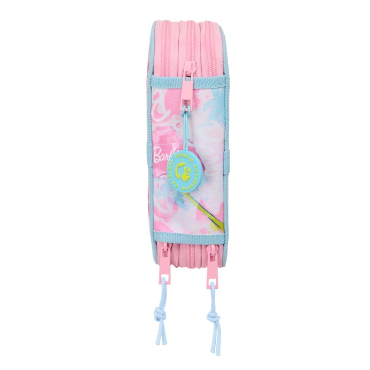 Astuccio per la Scuola con Accessori Barbie Painterly Rosa Blu cielo 12,5 x 19,5 x 5,5 cm 37 Pezzi