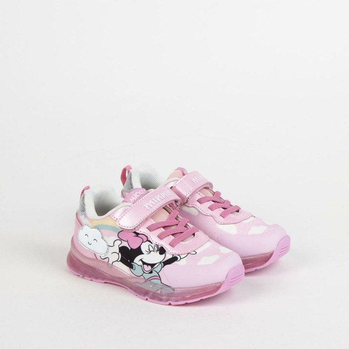 Scarpe Sportive con LED Minnie Mouse Rosa