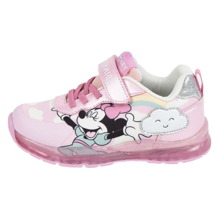 Scarpe Sportive con LED Minnie Mouse Rosa